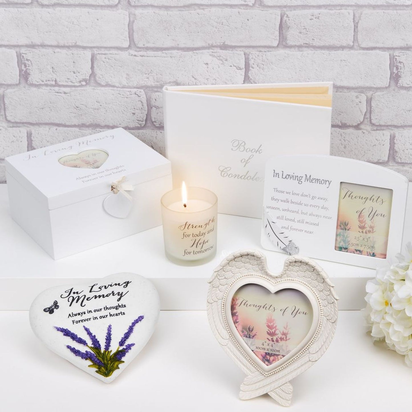 Thoughts Of You Heart Stone / Lavender - Grandma