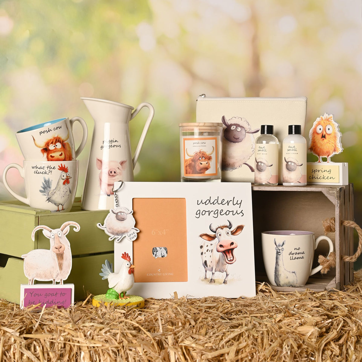 The Funny Farm Candle 250g - "Posh Cow"