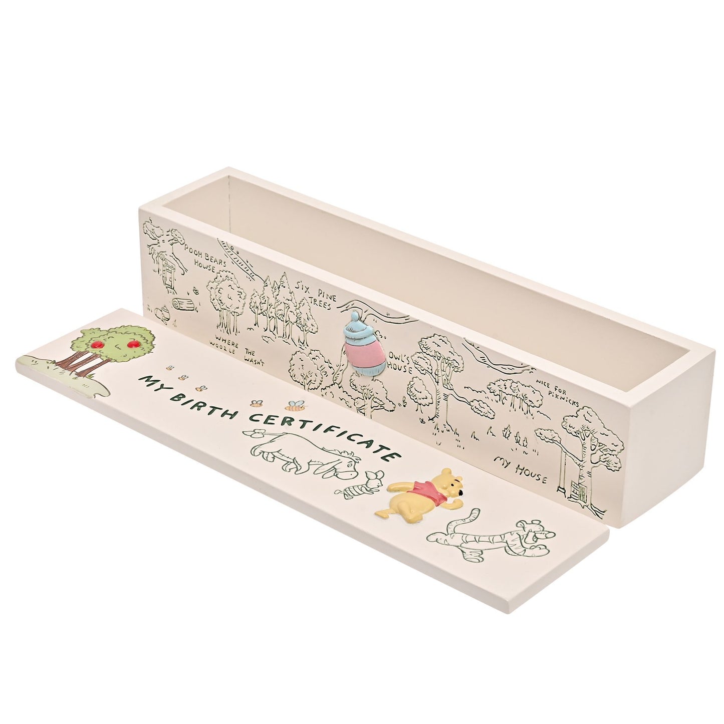 Disney Winnie The Pooh & Friends Birth Certificate Tube