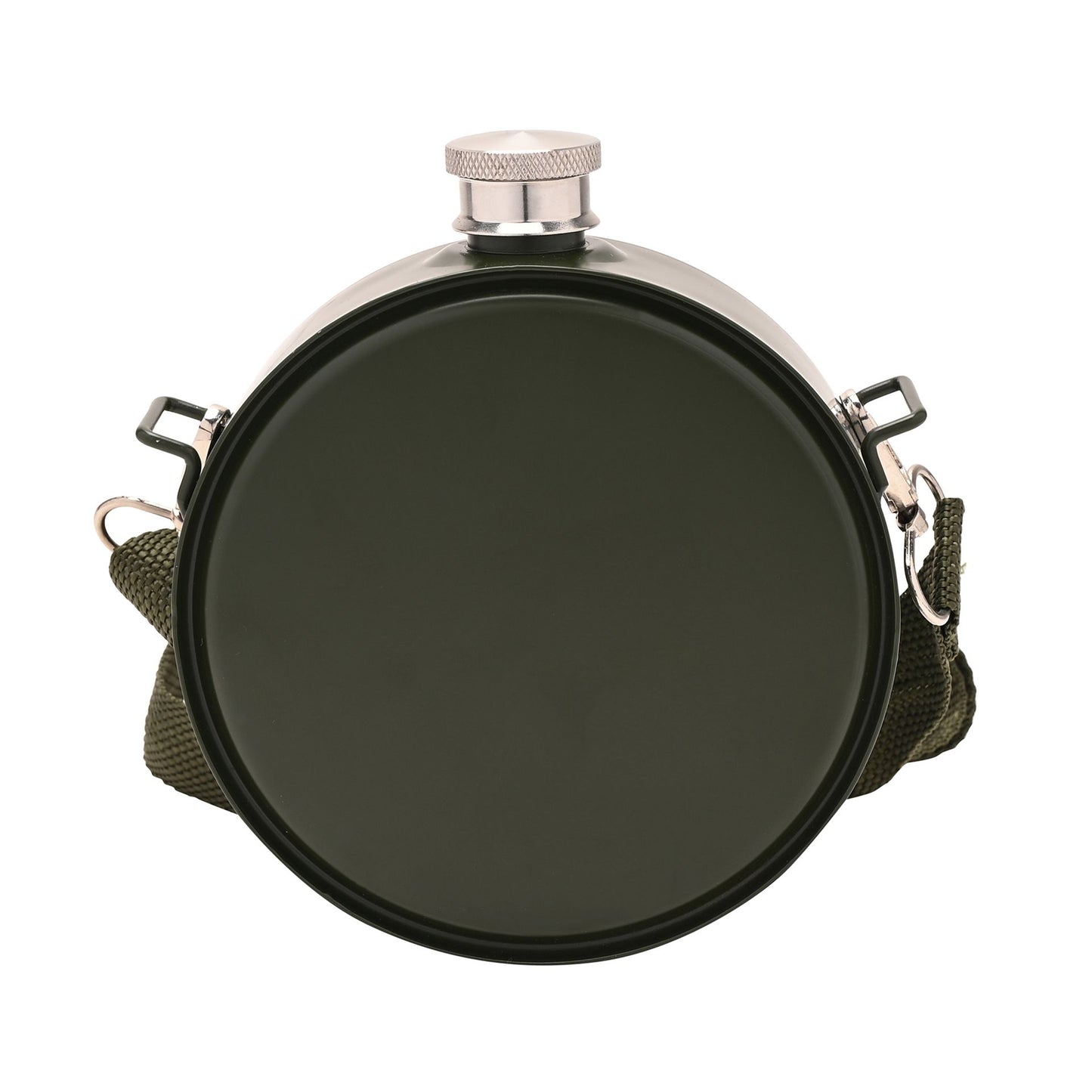 Harvey Makin Classic Hip Flask 20oz Retro - Army Flask