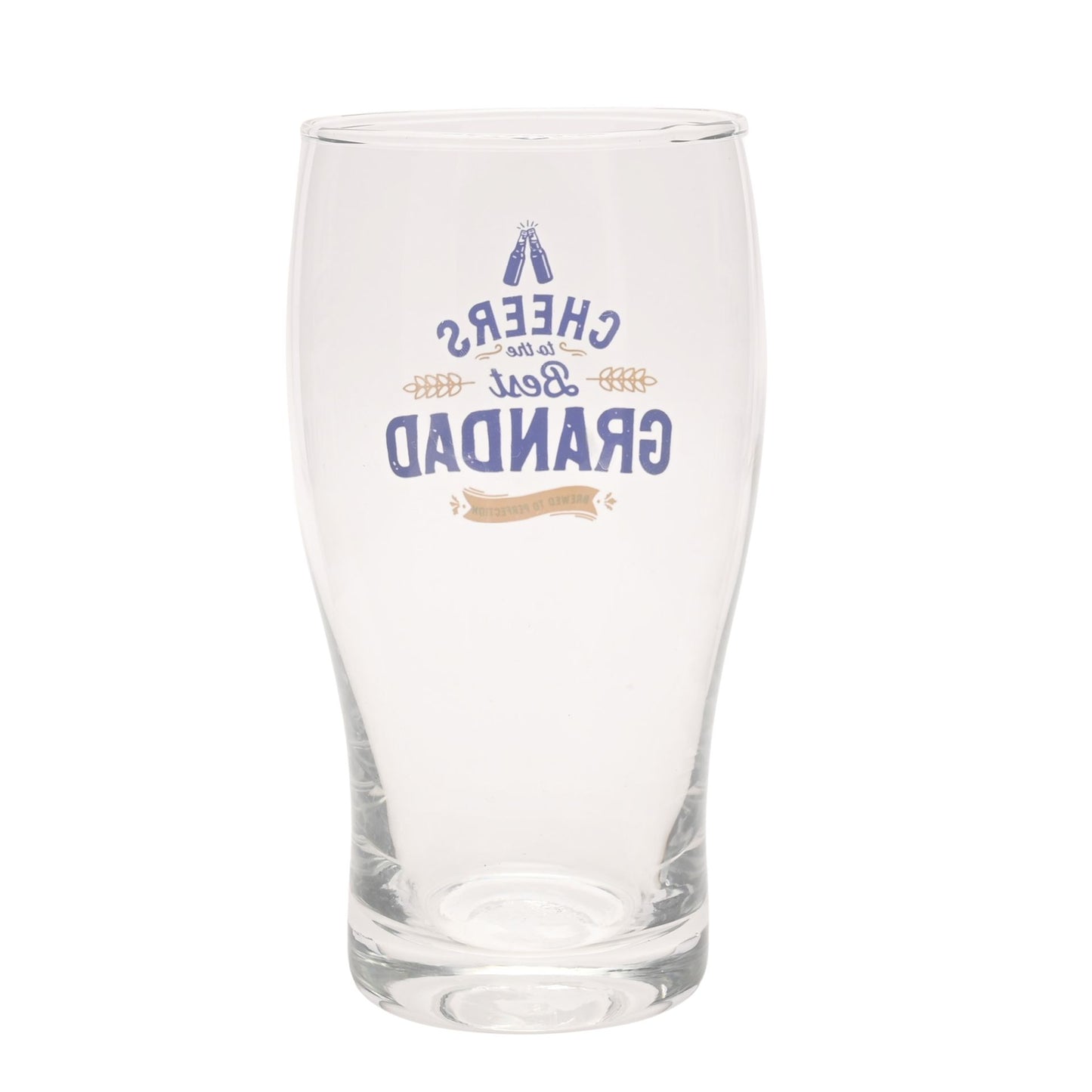 Well Crafted Pint Glass and Coaster Set - Grandad