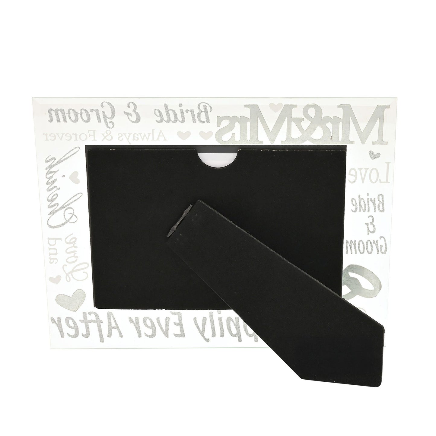 Mirror 3D Words Wedding Frame 6" x 4"