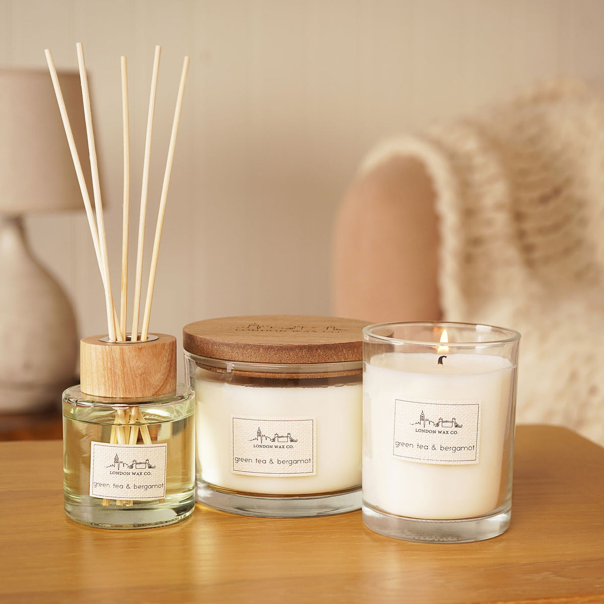 The London Wax Company Green Tea & Bergamot Diffuser 100ml