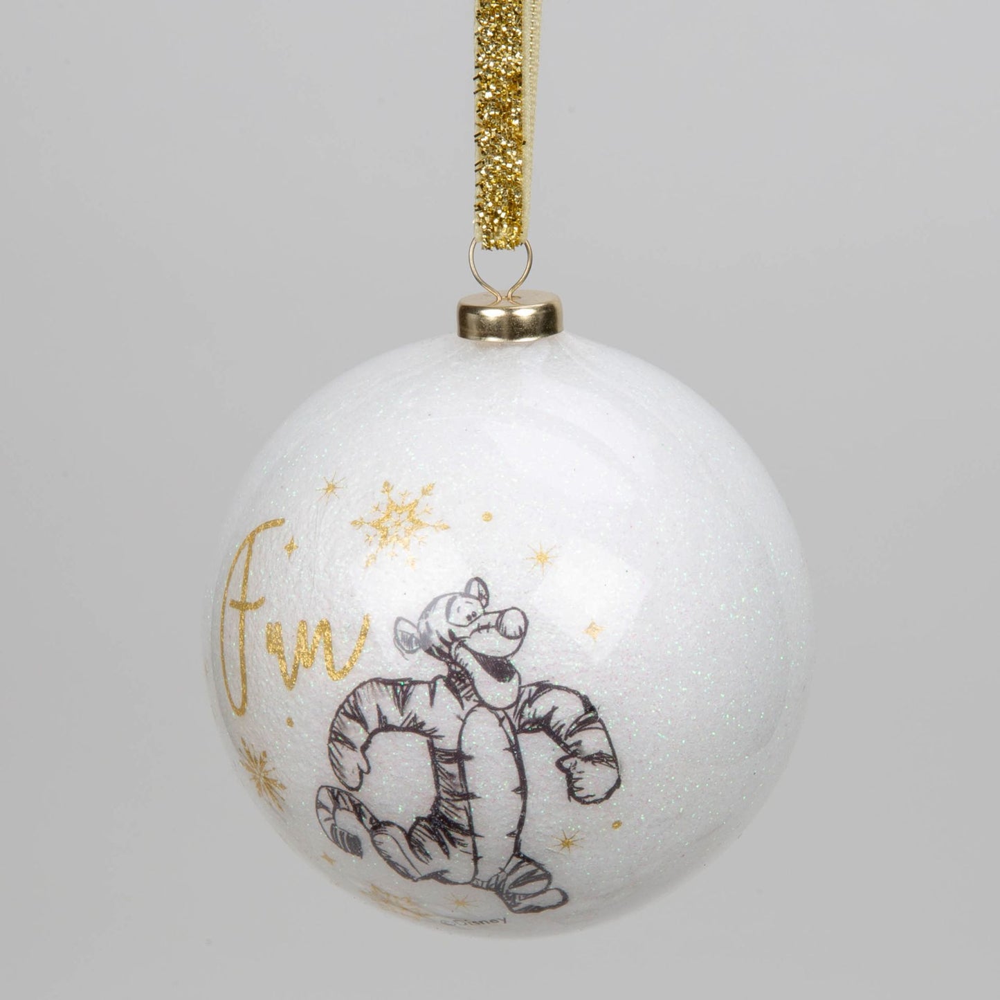 Disney Set of 15 Acrylic Glitter Baubles - Glitter Finish