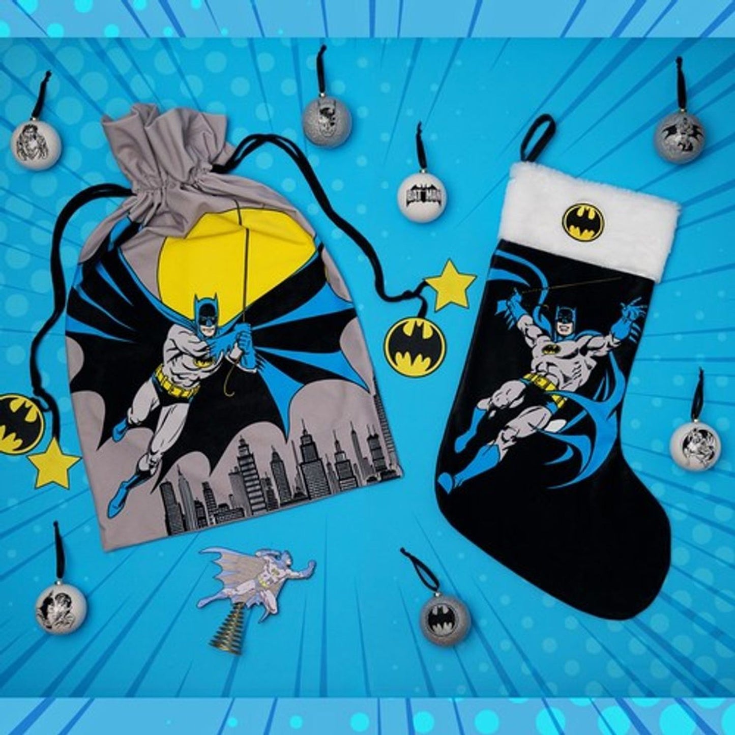 DC Comic Christmas Stocking - Batman