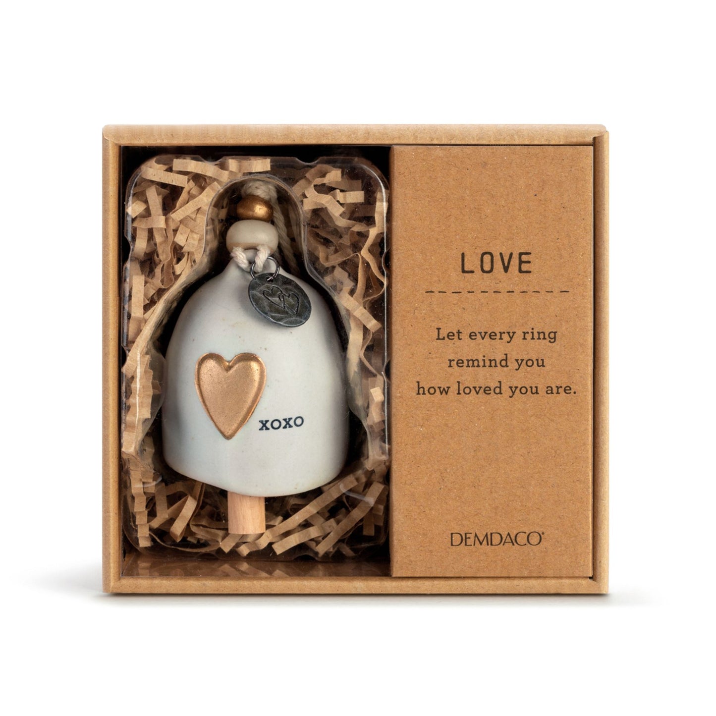 Demdaco Inspired Collection Mini Bell - Love