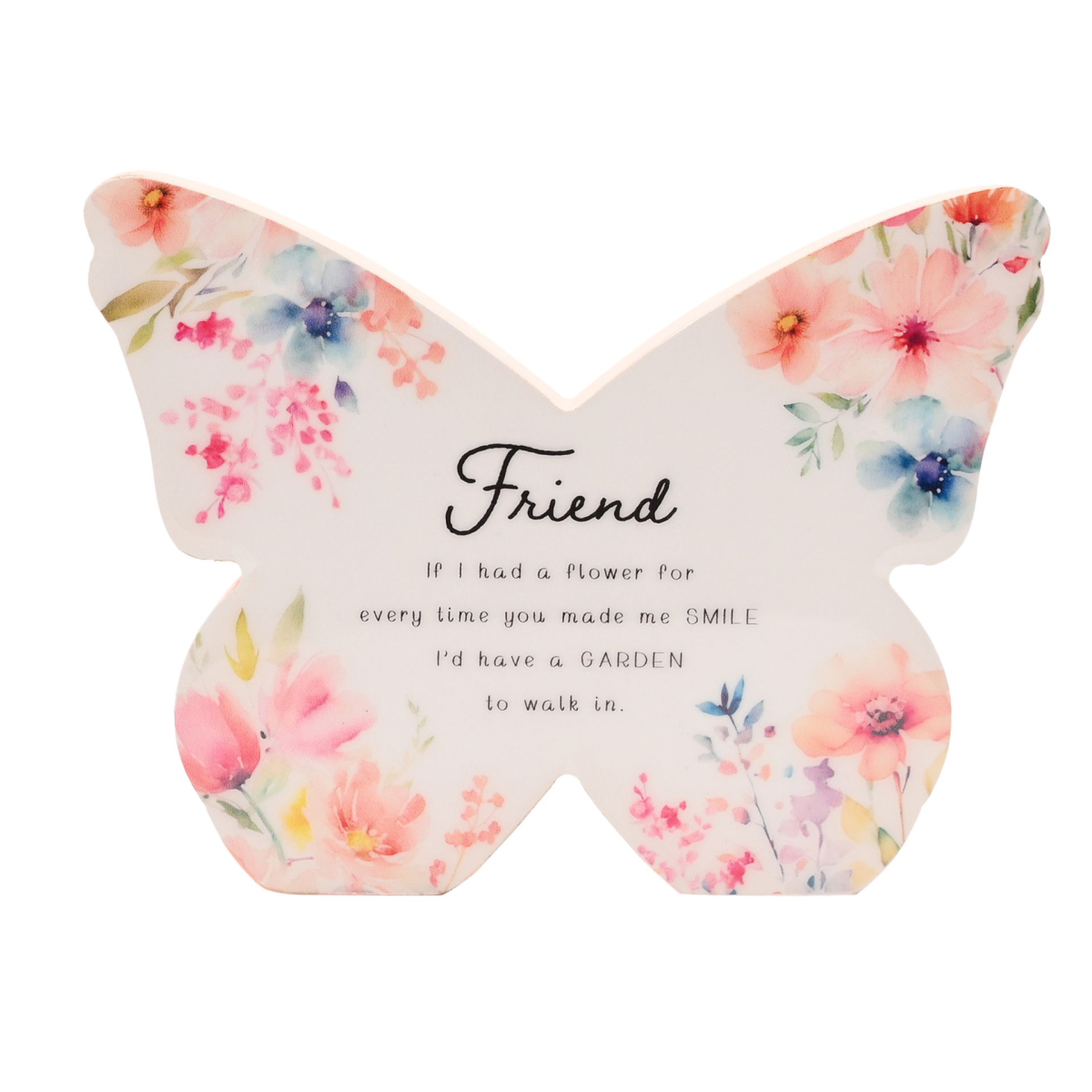 The Cottage Garden Floral Mantel Butterfly - Friend