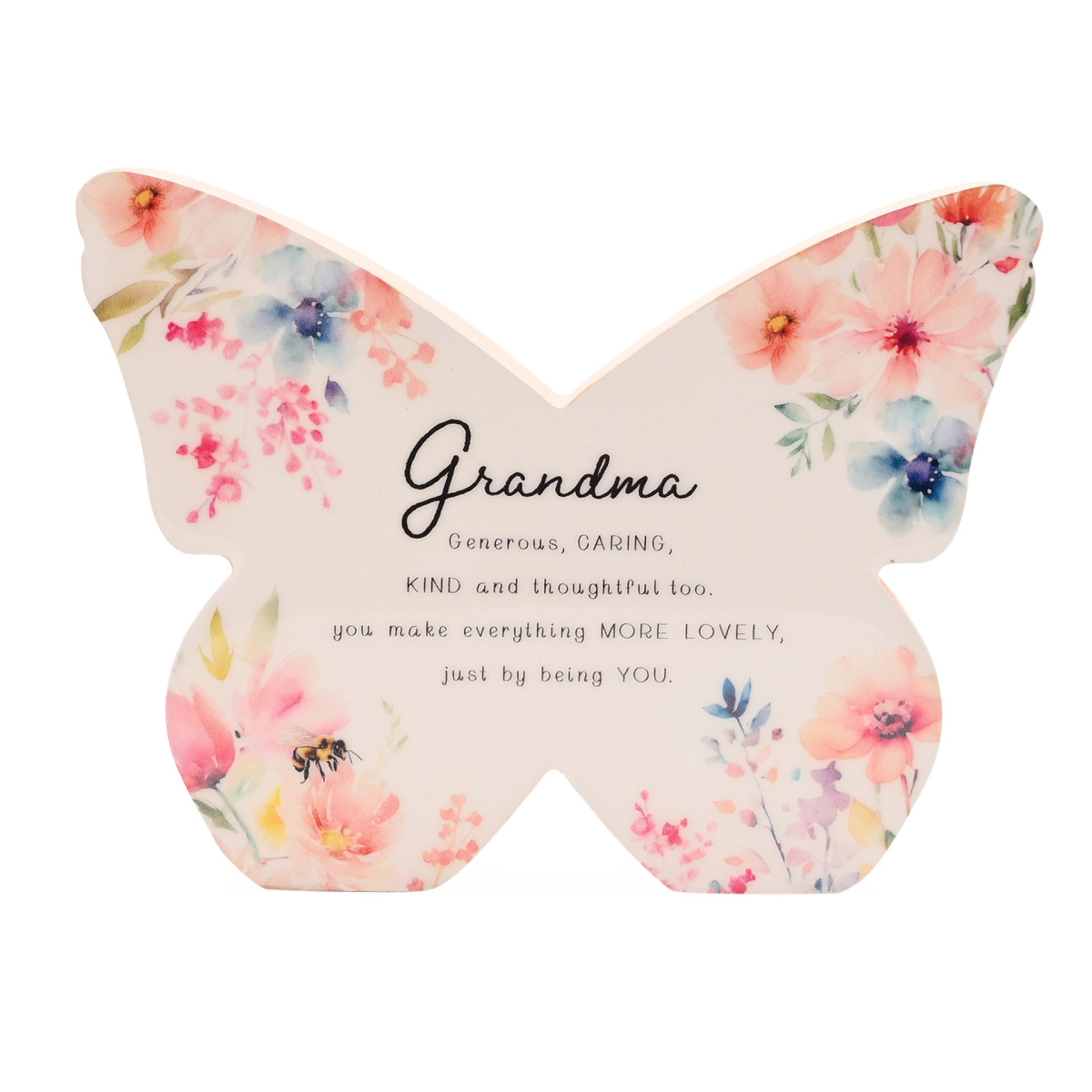 The Cottage Garden Floral Mantel Butterfly - Grandma