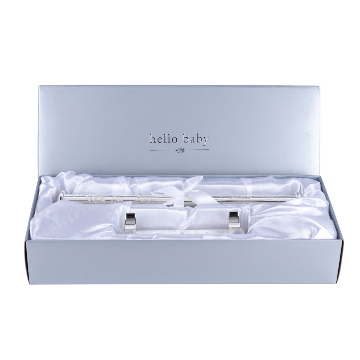 Silverplated "Christening Day" Tube with stand