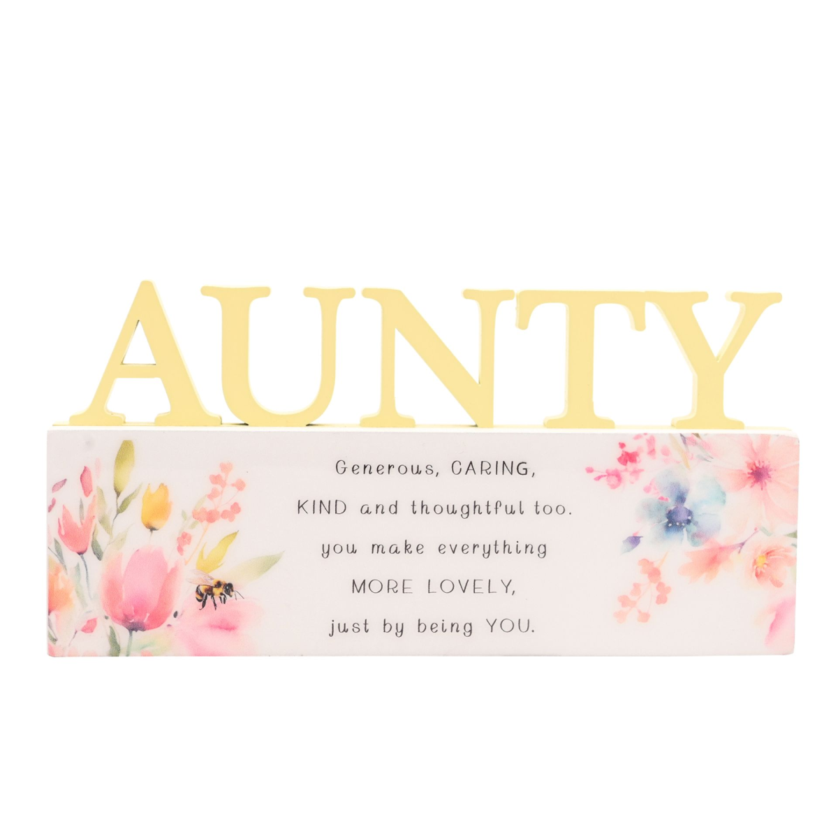 The Cottage Garden Floral Word - Aunty