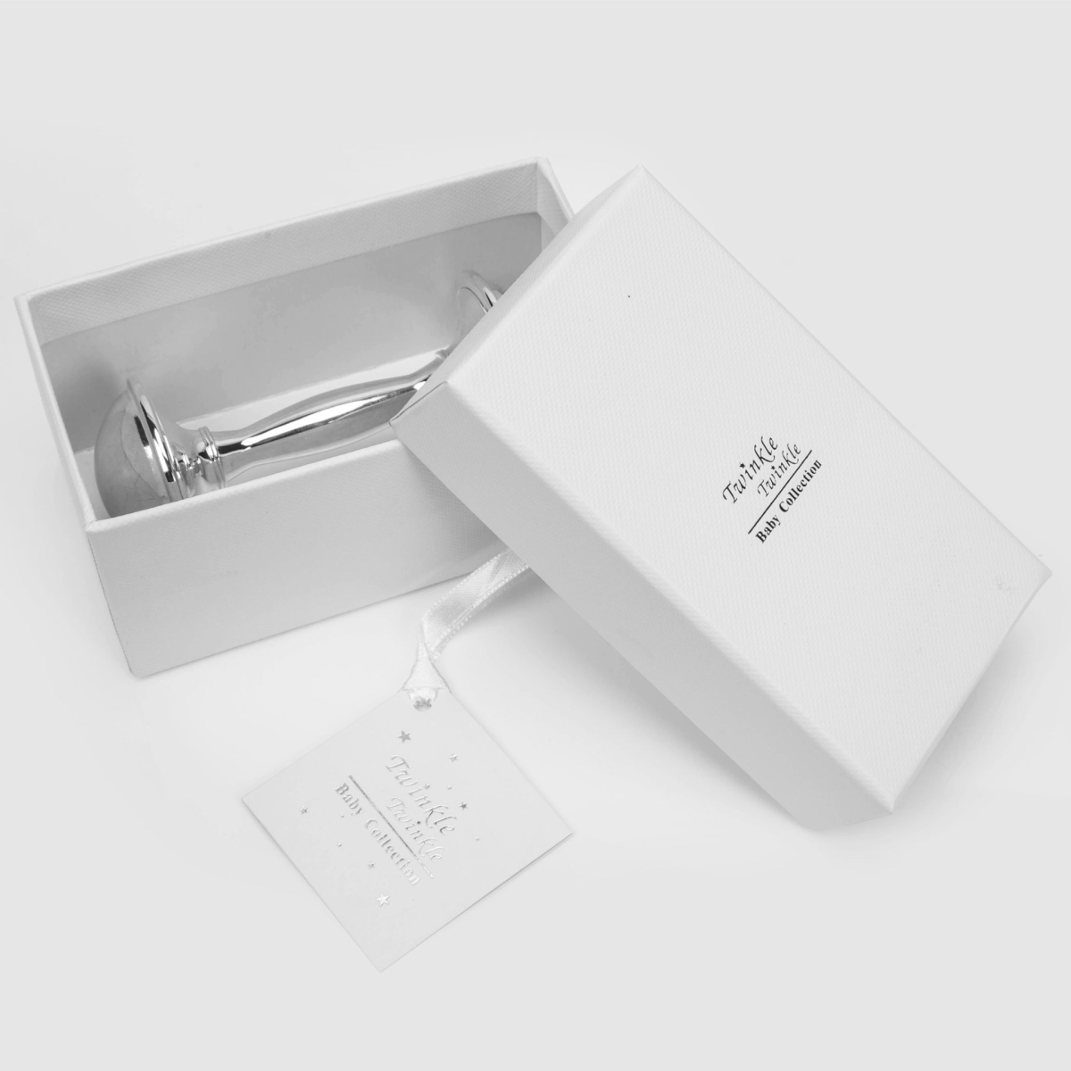 Twinkle Twinkle Silverplated Rattle