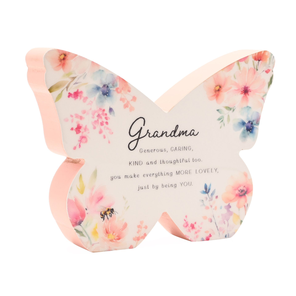 The Cottage Garden Floral Mantel Butterfly - Grandma