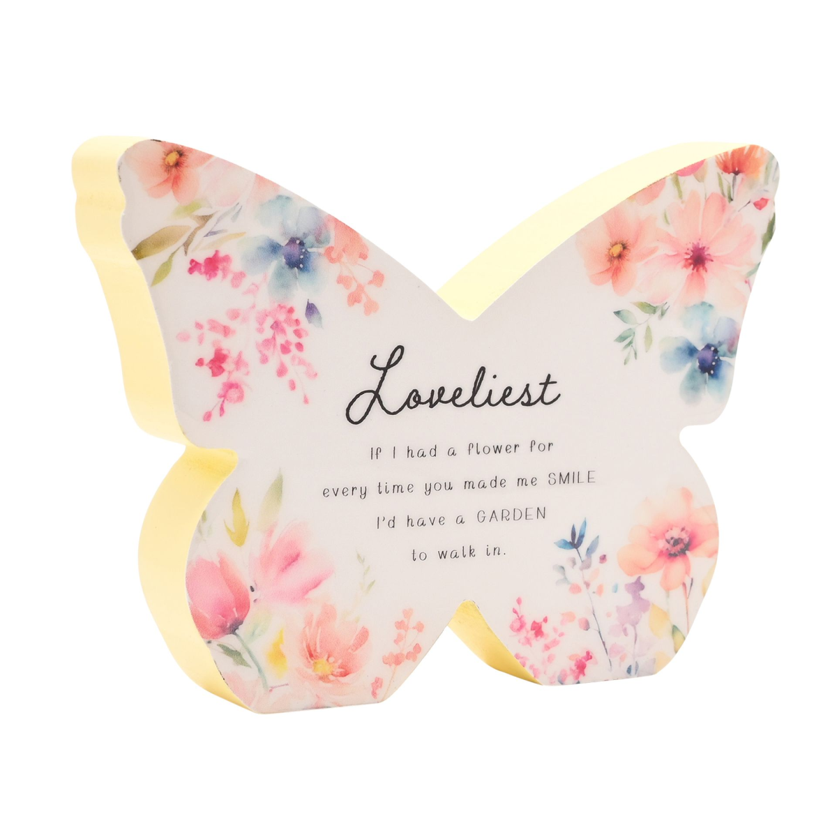 The Cottage Garden Floral Mantel Butterfly - Loveliest