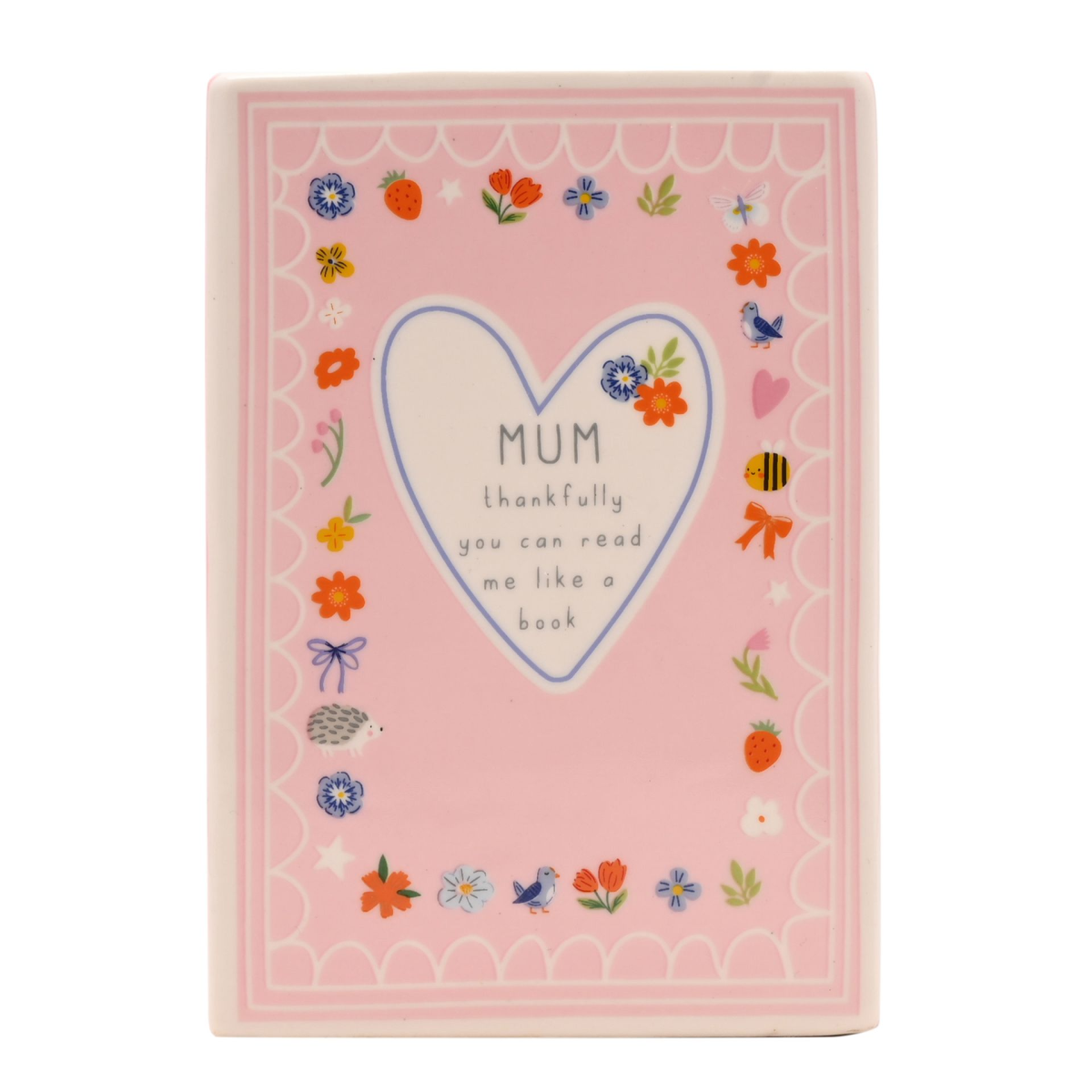 Love Life Book Vase 15cm - Mum