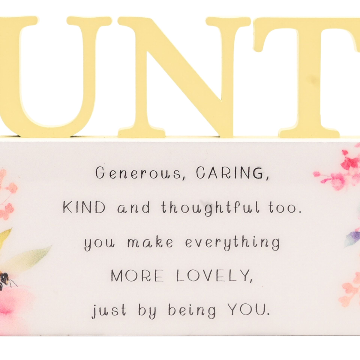 The Cottage Garden Floral Word - Aunty