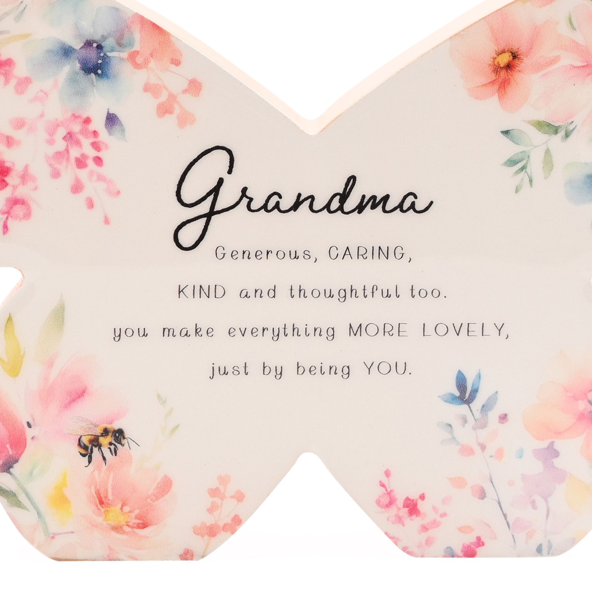 The Cottage Garden Floral Mantel Butterfly - Grandma