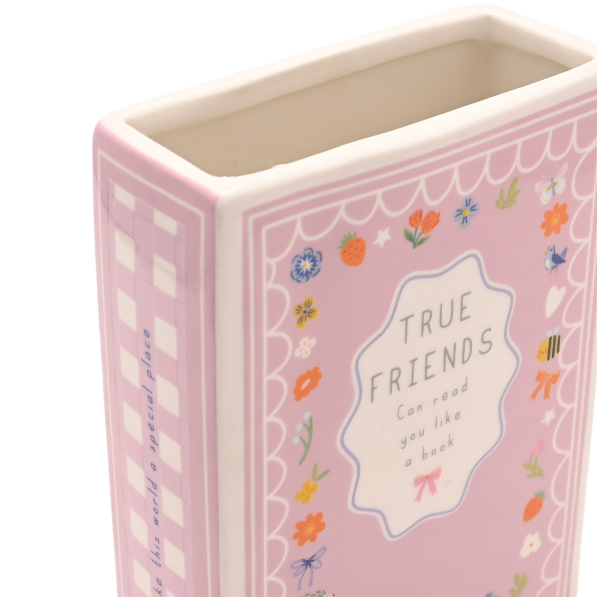 Love Life Book Vase 15cm - Friends