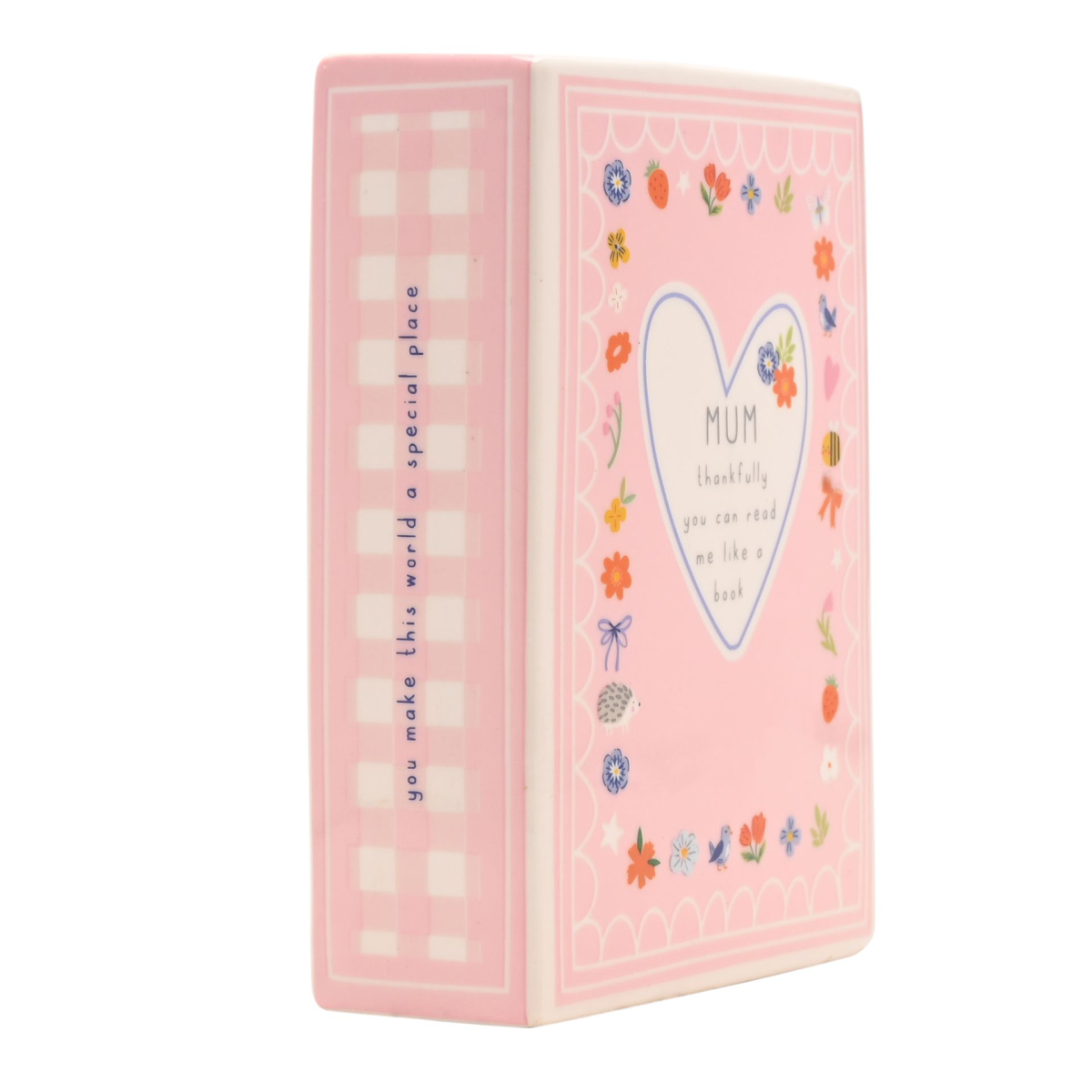Love Life Book Vase 15cm - Mum