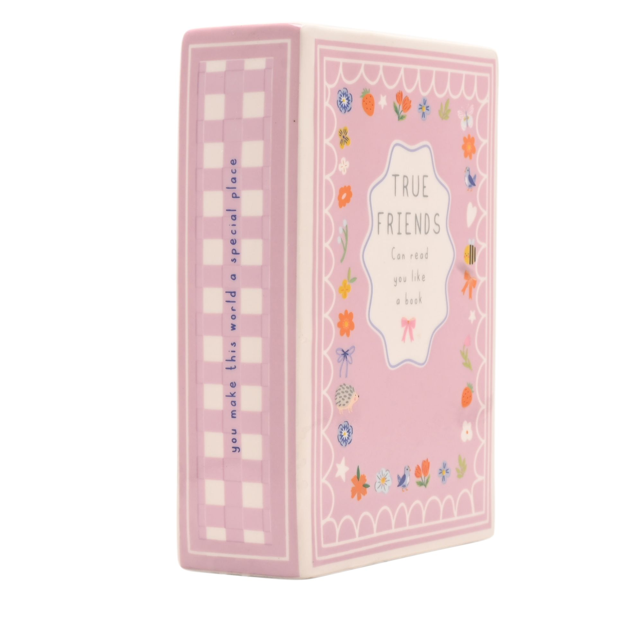 Love Life Book Vase 15cm - Friends