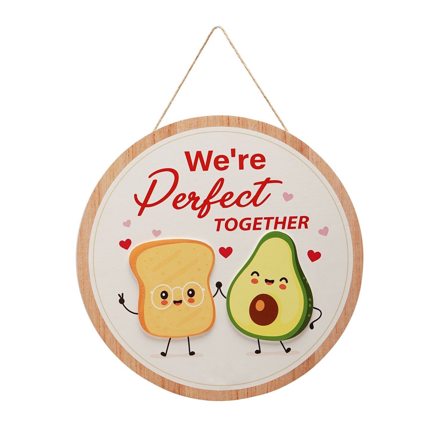 Love Is Sweet Hanging Plaque - Avocado