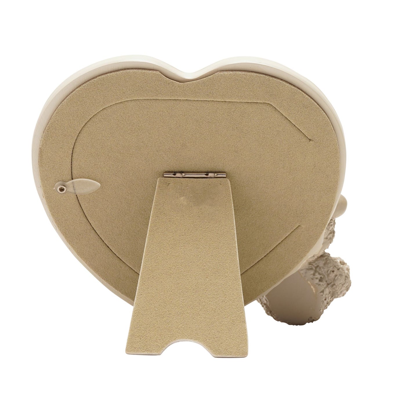 Love Is Sweet Grey/White Heart Photo Frame 4" x 4" - Baby Bear