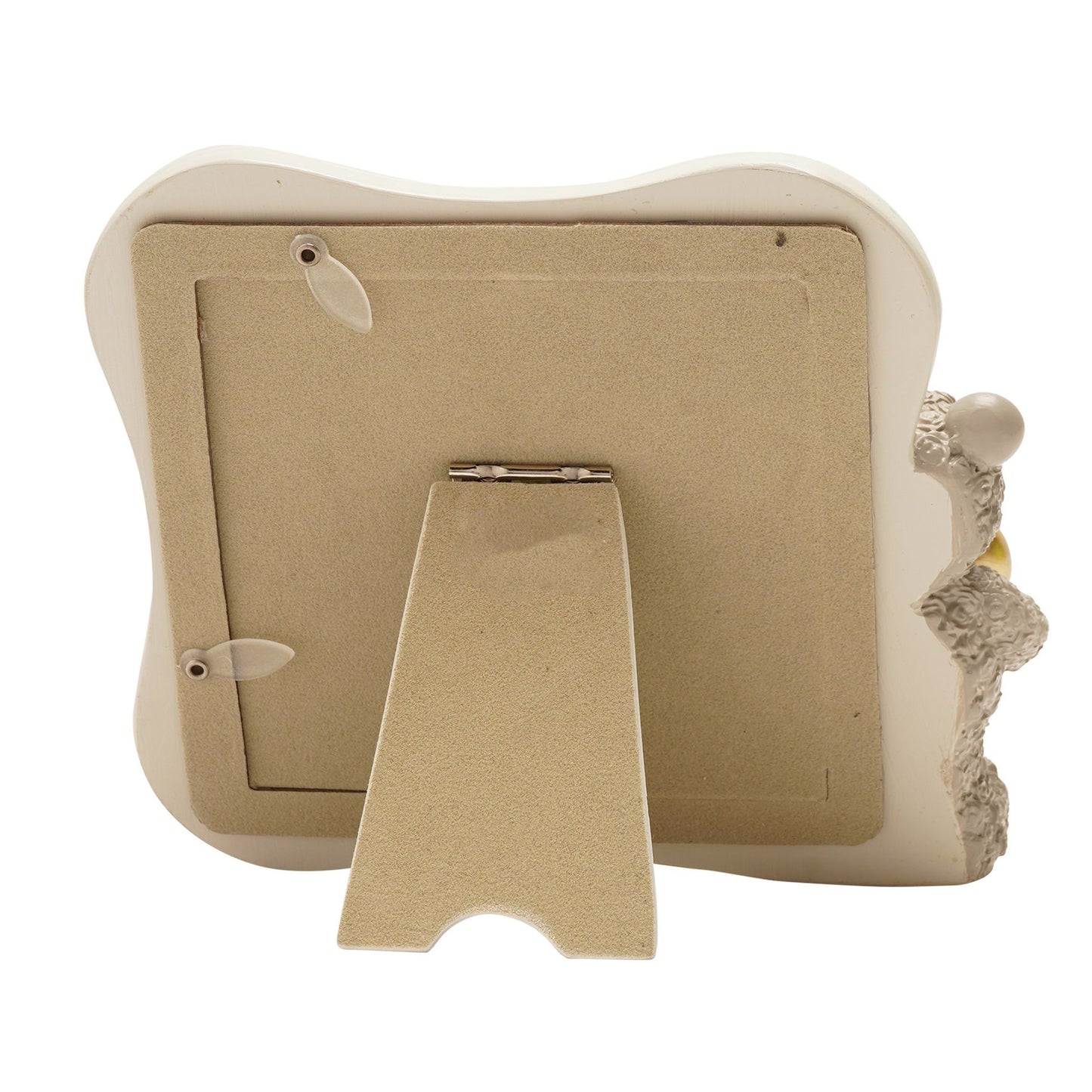 Love Is Sweet Grey/White Square Photo Frame 4" x 4" - Baby Bear Holding A Heart