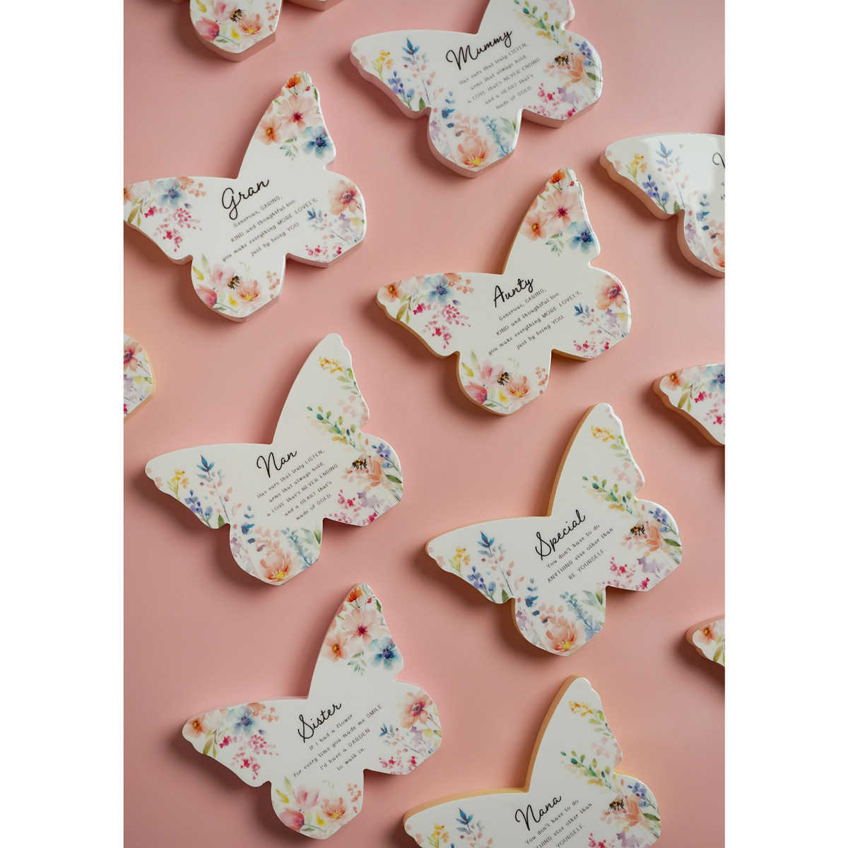 The Cottage Garden Floral Mantel Butterfly - Mummy