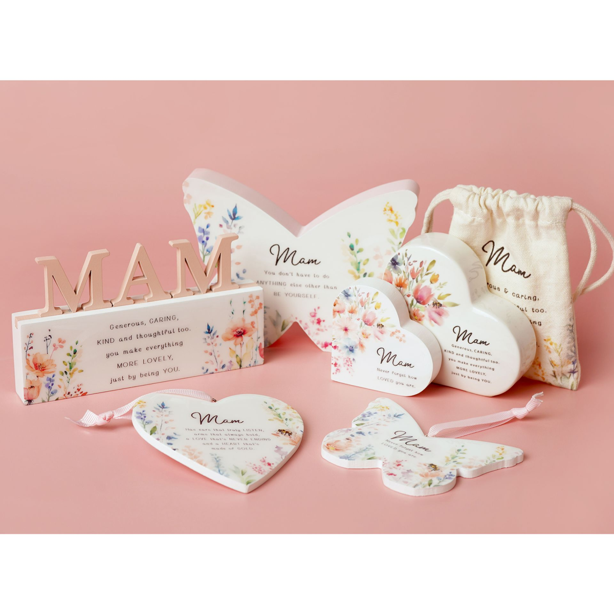 The Cottage Garden Floral Mantel Butterfly - Mam