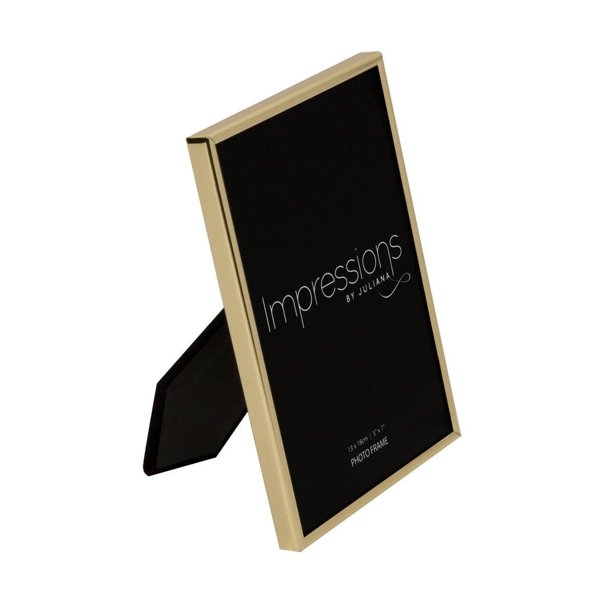 Brass Finished Photo Frame Oblong Thin - 5"X 7"