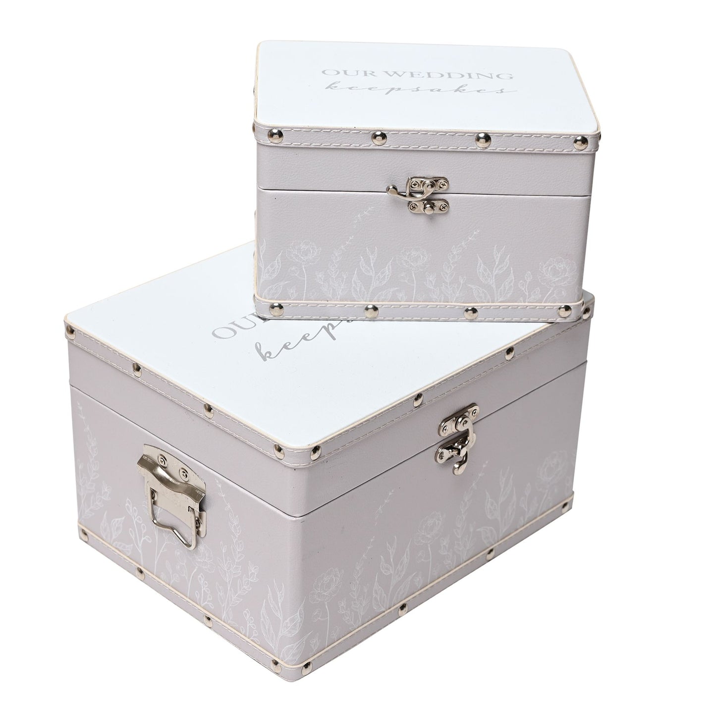 Amore Set of 2 Luggage Boxes - Wedding Keepsakes