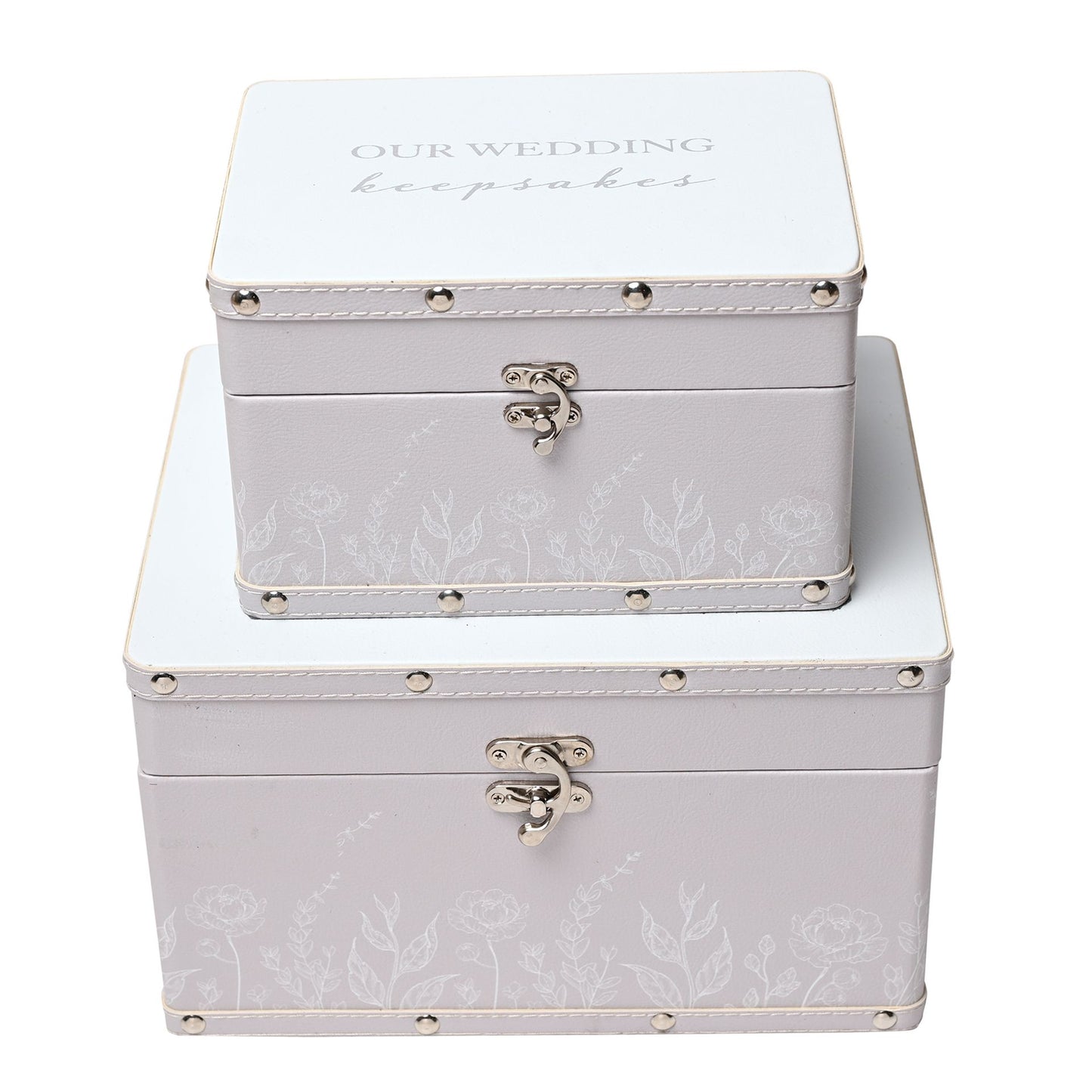 Amore Set of 2 Luggage Boxes - Wedding Keepsakes