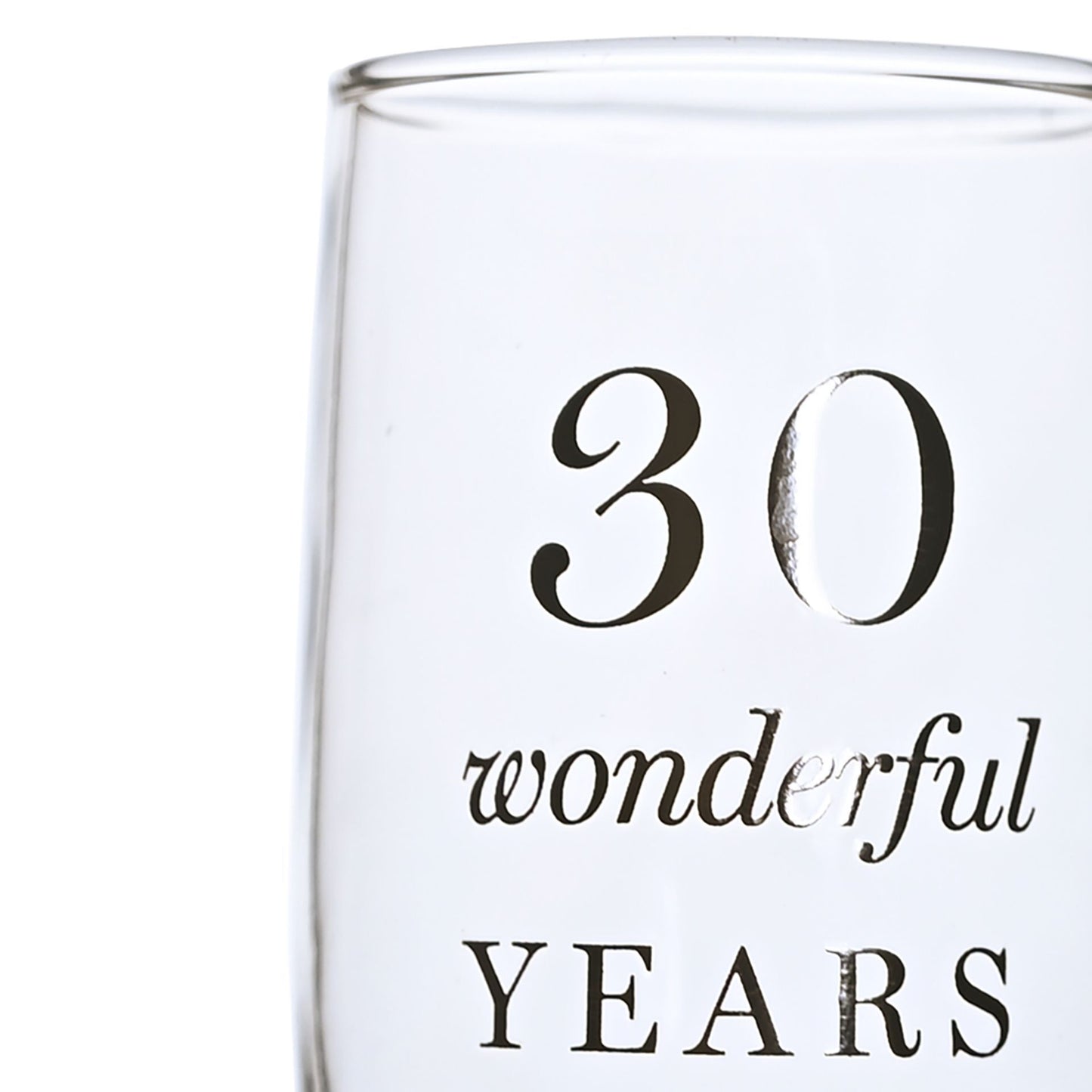 Amore Champagne Flutes Set of 2 - 30th Anniversary