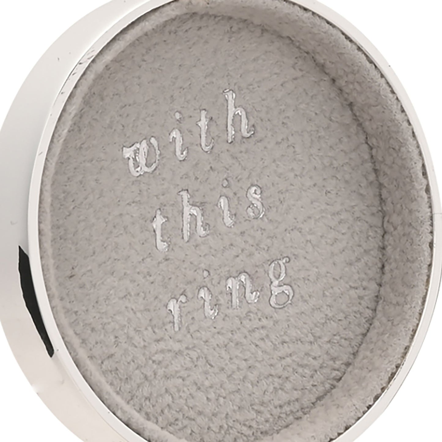 Amore Silverplated Ring Box