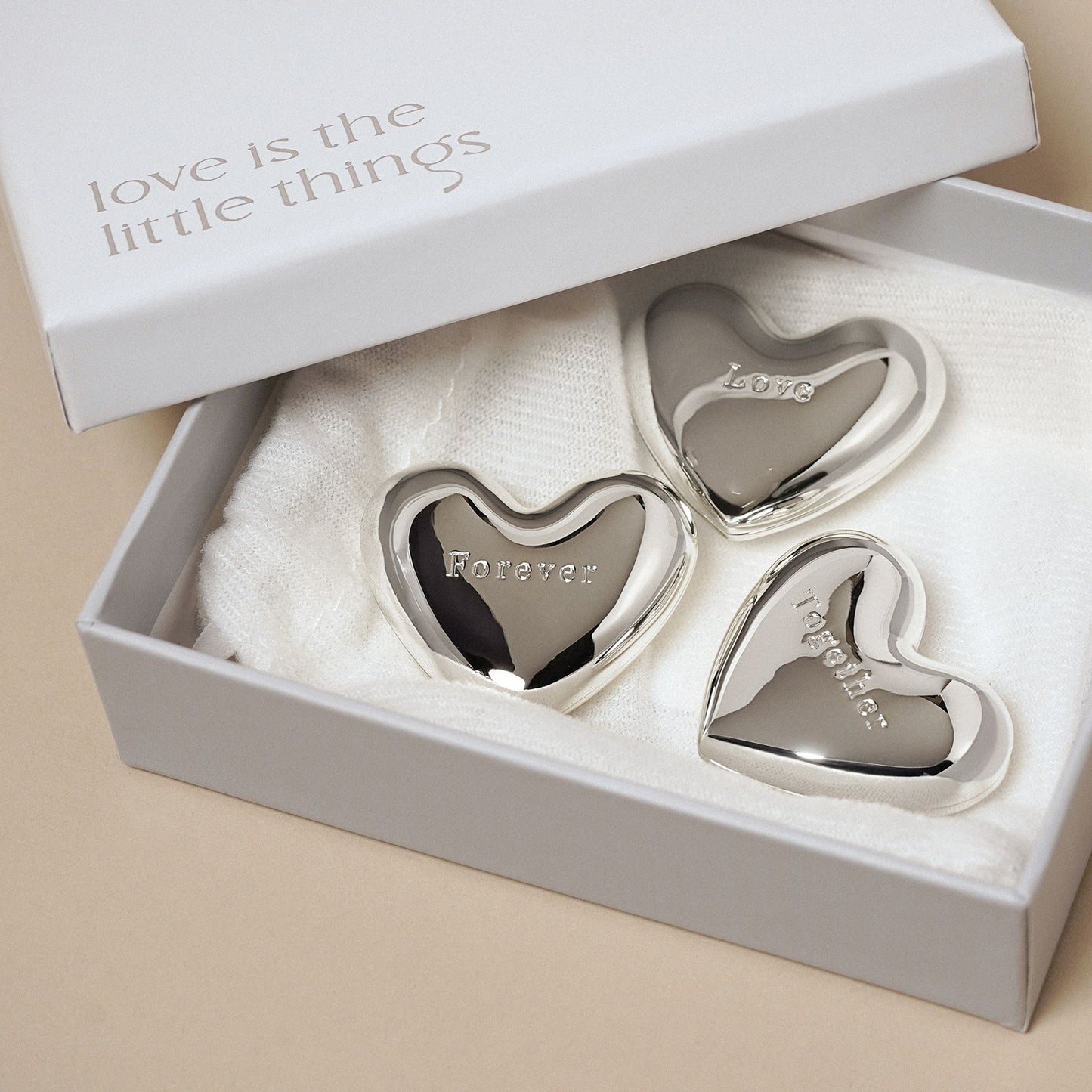 Amore Silverplated Charms - Love
