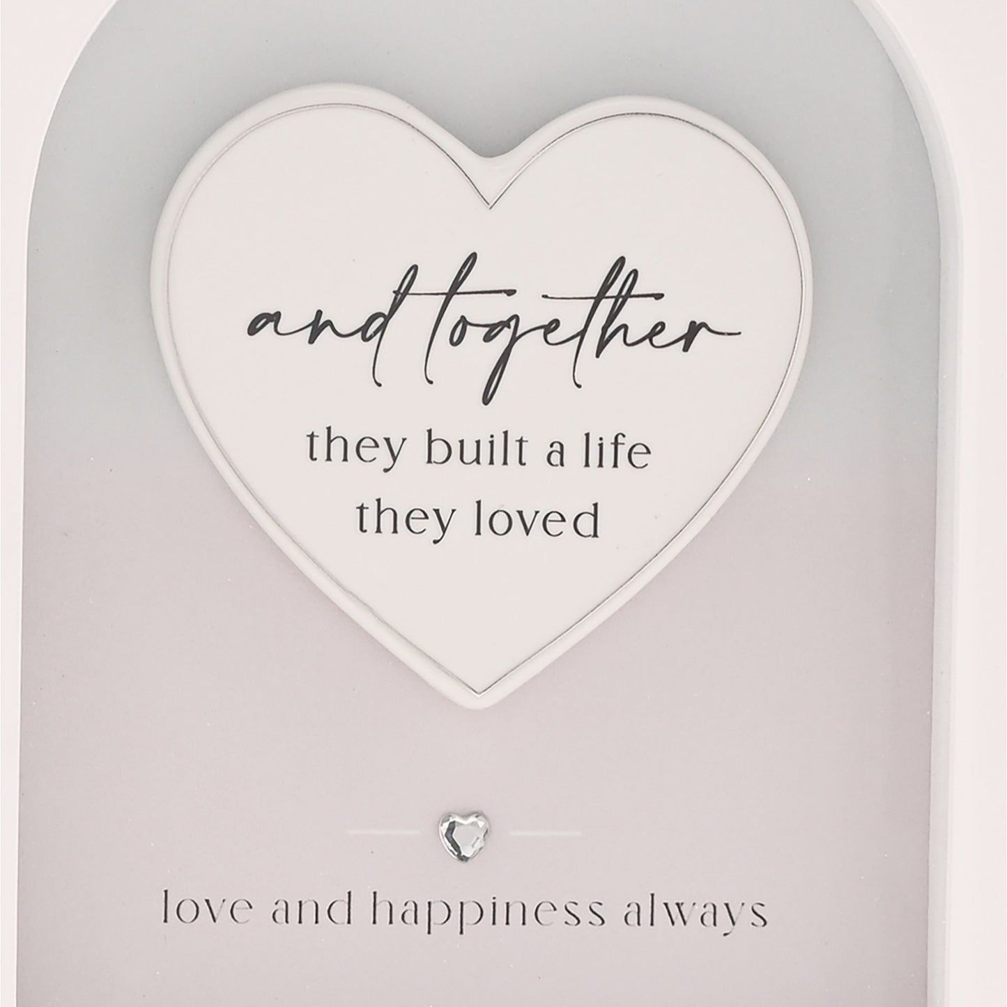 Amore Arch Plaque 18cm - Together
