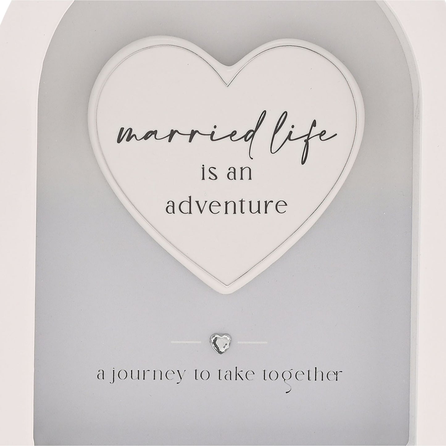Amore Arch Plaque 18cm - Married