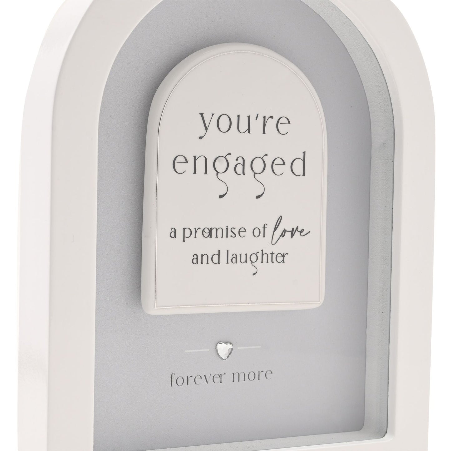 Amore Arch Plaque 18cm - Engaged