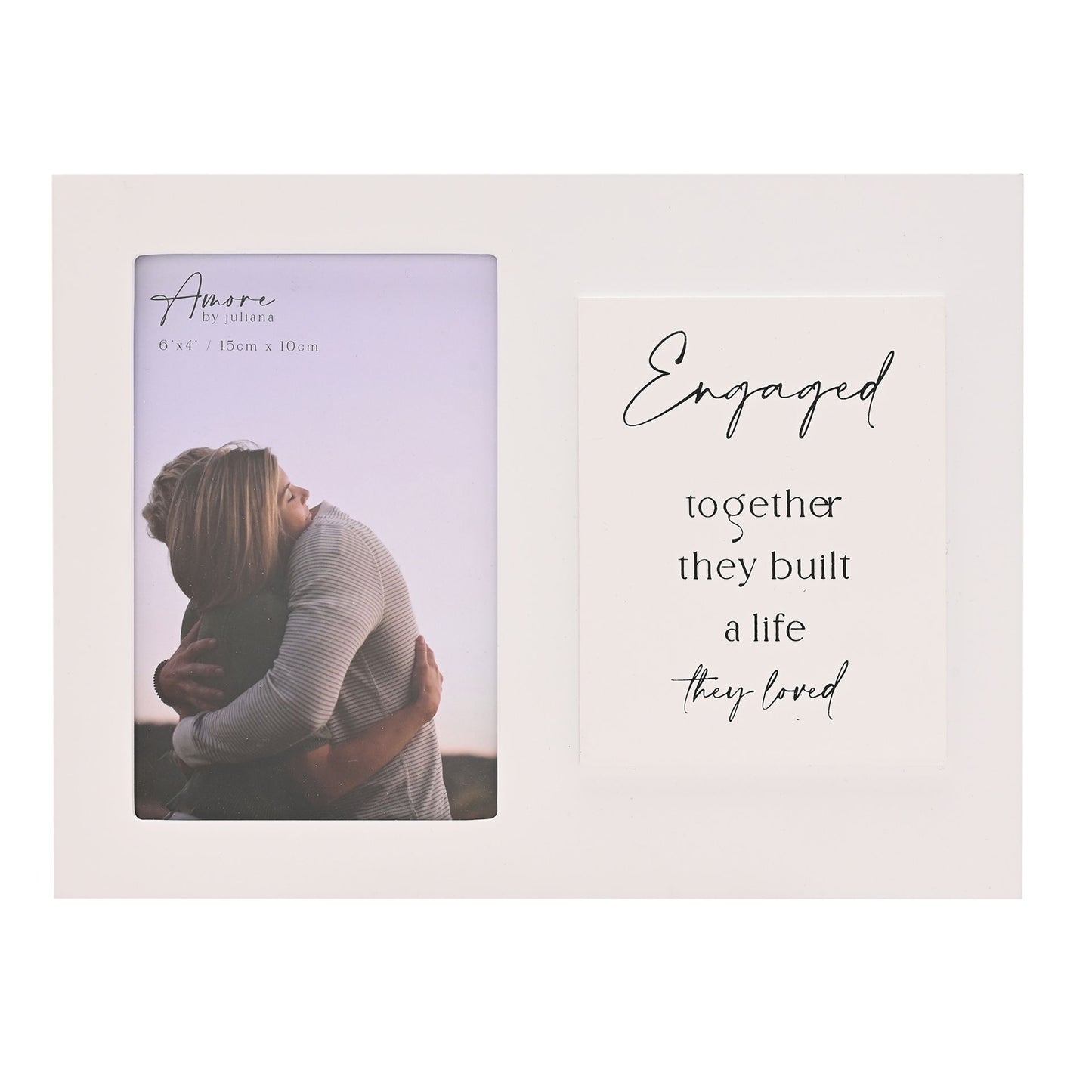 Amore Photo Frame with Verse - Engaged
