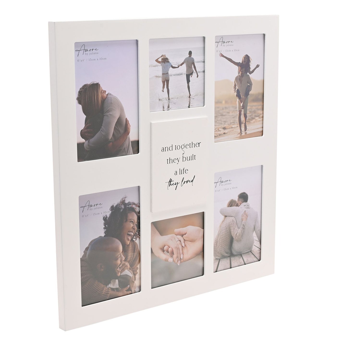Amore Multi Aperture Photo Frame - Together They Built
