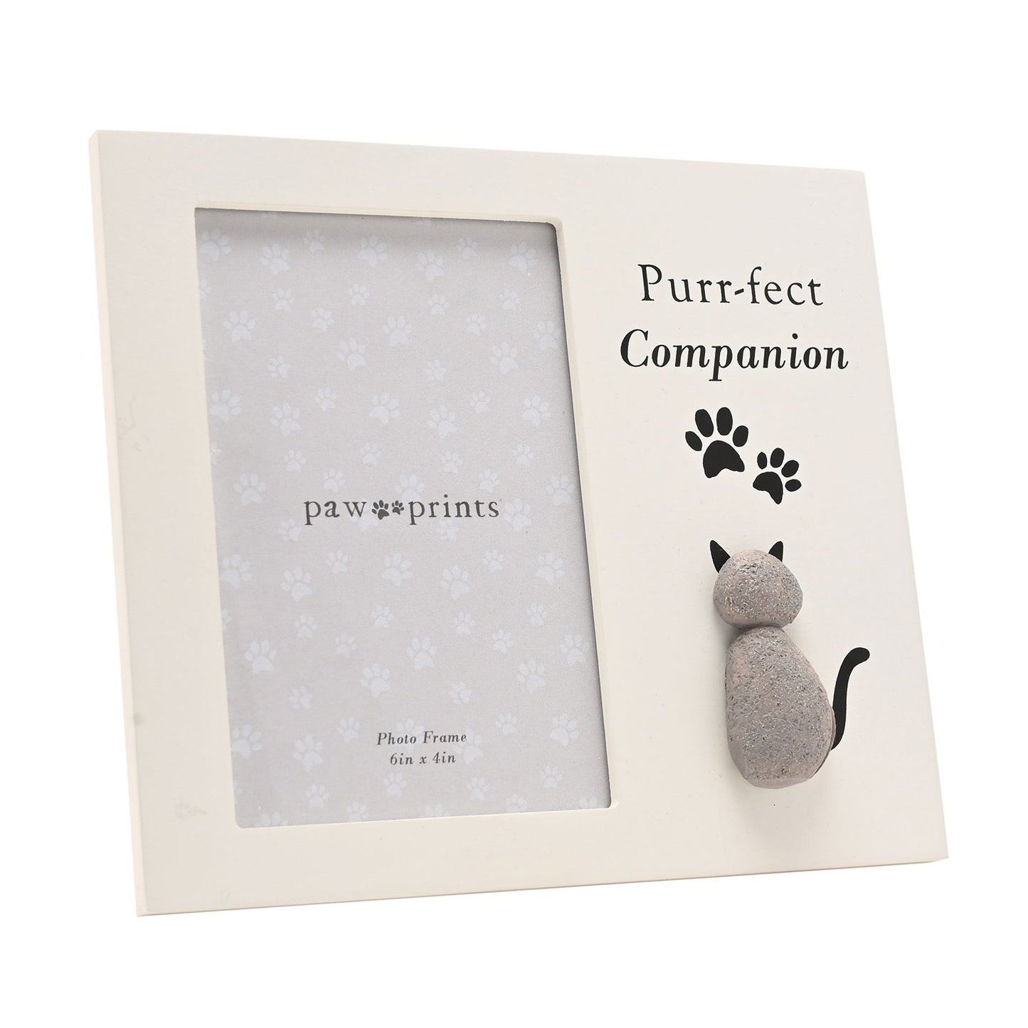Best of Breed Pebble Style Photo Frame - "Purrfect Companion"