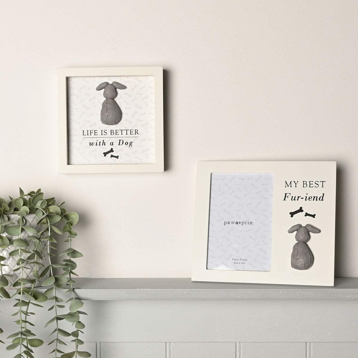 Best of Breed Pebble Style Photo Frame - "My Best Furiend"