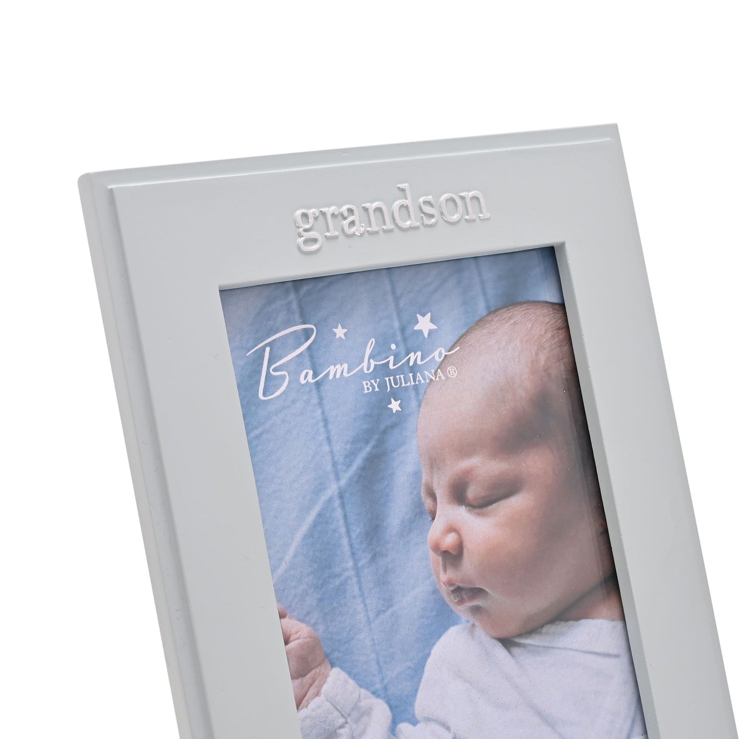 Bambino Grandson Resin Photo Frame Blue  4" x 6"