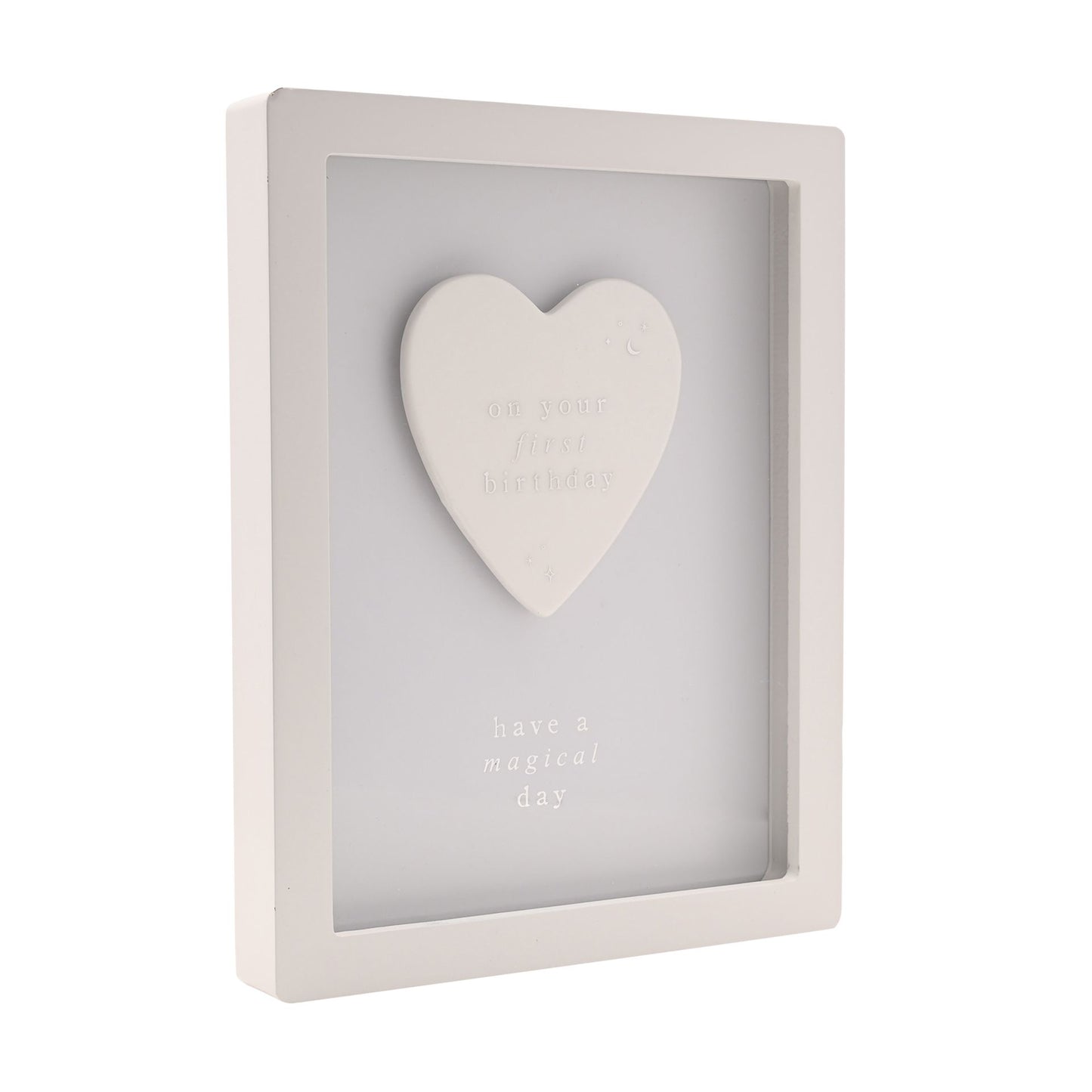 Bambino Framed Plaque 18cm - 1st Birthday Blue