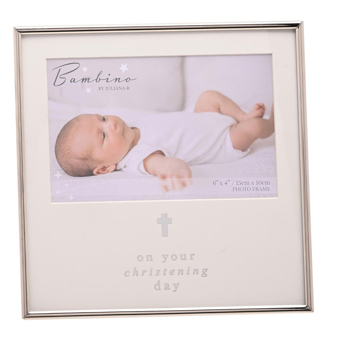 Bambino Silver Frame 6" x 4"  - Christening