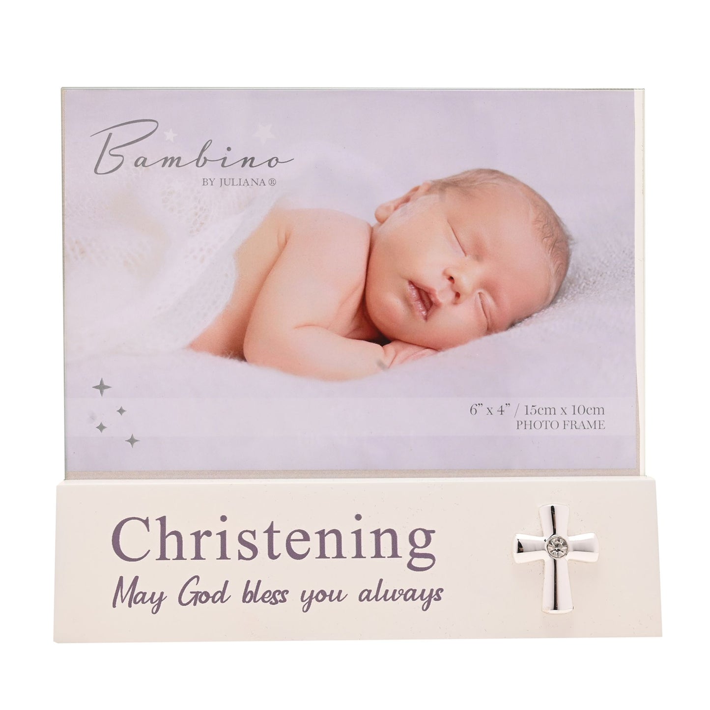 Bambino Block Frame 6" x 4" - Christening