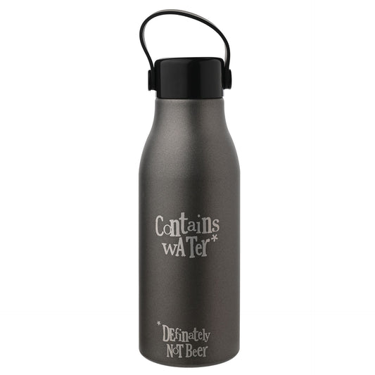 Brightside Aluminium Sports Bottle 680ml - Contains Water Not Beer