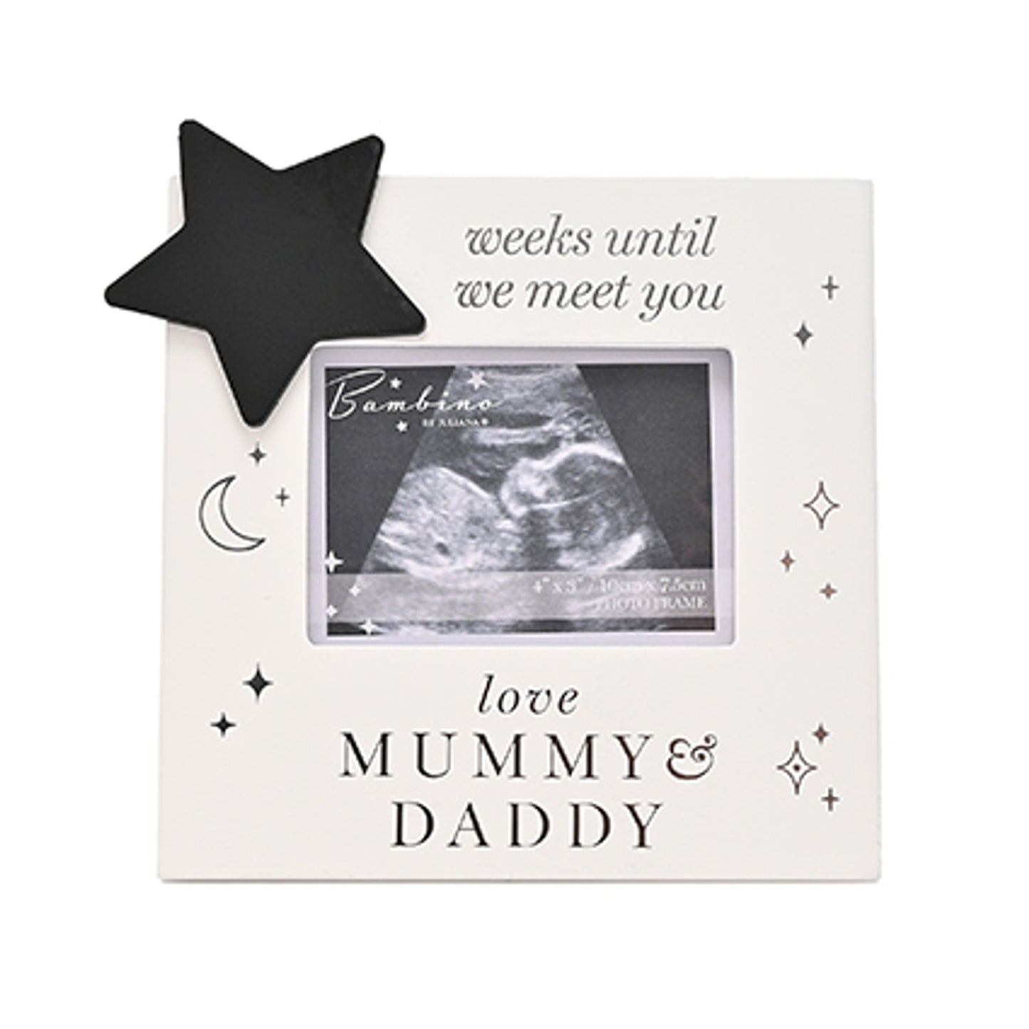Bambino Countdown Scan Frame - Mummy & Daddy