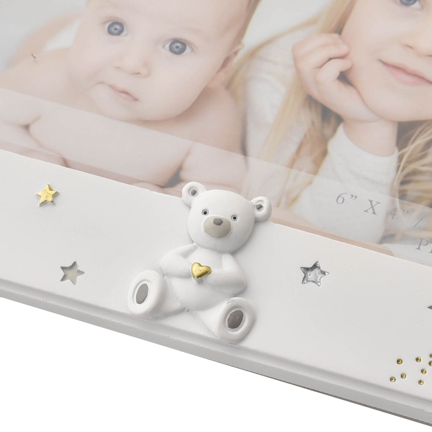 Bambino Resin Me & My Sister Photo Frame 6" x 4"