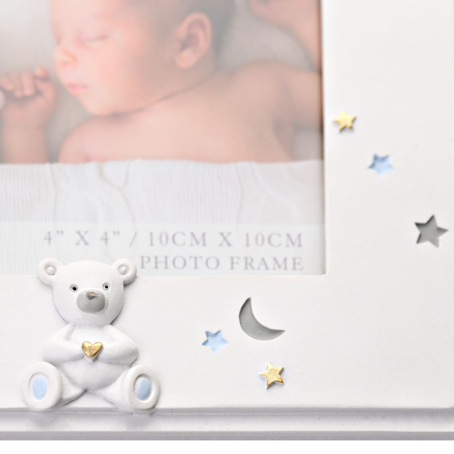 Bambino Resin Baby Boy Photo Frame 4" x 4" *(32/48)*