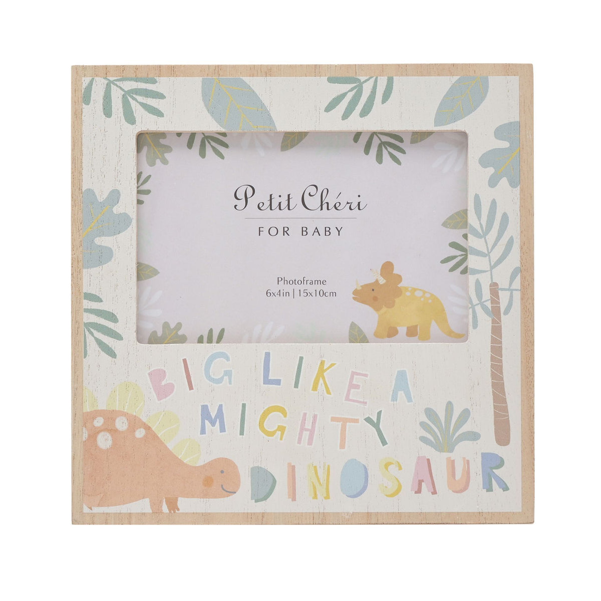 Petit Cheri Dinosaur Frame 6" x 4" - "Mighty Dinosaur"